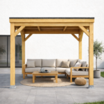 Pérgola Laminada 3x3 Techada - Imagen 2