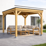 Pérgola Laminada 3x3 Techada - Imagen 3