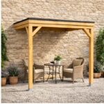 Pérgola Laminada 3x3 Techada Anexada - Imagen 3