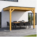 Pérgola Laminada 4x3 Techada Anexada - Imagen 2